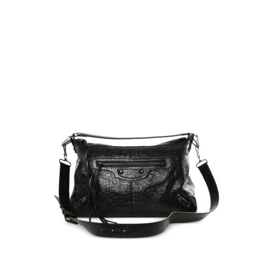 26FW 발렌시아가 르 시티 모토 미디움백 866105 2ABEK 1000 BLACK - BALENCIAGA