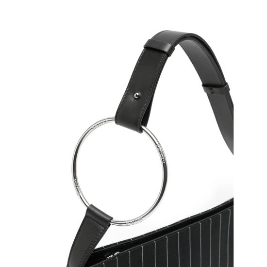 26FW 돈답 클러치/파우치 WB322 XXX ES0080 999 BLACK WHITE - DONDUP