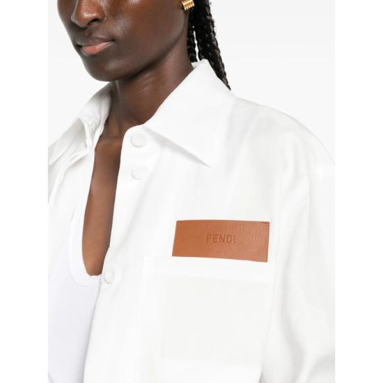 26FW 펜디 셔츠 AWAI FJ7745 F0ZNM WHITE - FENDI
