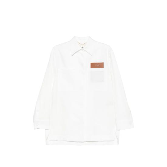 26FW 펜디 셔츠 AWAI FJ7745 F0ZNM WHITE