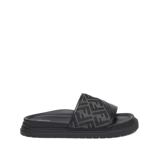 26FW 펜디 뮬/슬리퍼 AF5T 7X1674 F1OOG BLACK