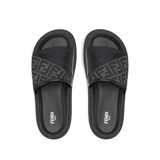26FW 펜디 뮬/슬리퍼 AF5T 7X1674 F1OOG BLACK - FENDI