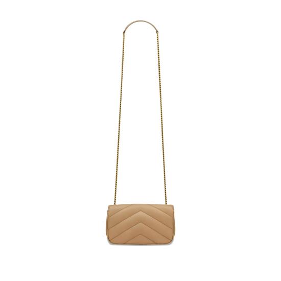 26FW 생로랑 루루 미니 램스킨 821749 AAEAX 2357 NEUTRALS - SAINT LAURENT