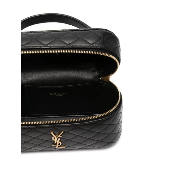 26FW 생로랑 램스킨 가비 베니티 백 766731 1EL07 1000 BLACK - SAINT LAURENT