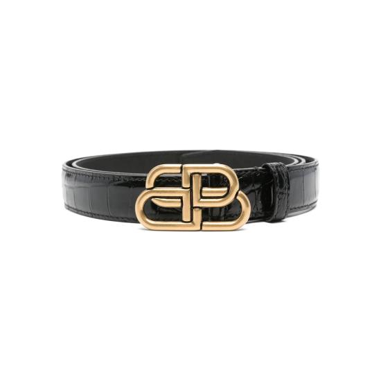 26FW 발렌시아가 레귤러 벨트 581690 1LR04 1000 BLACK