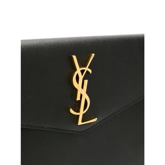 26FW 생로랑 업타운 파우치 클러치백 565739 1GF0J 1000 BLACK - SAINT LAURENT