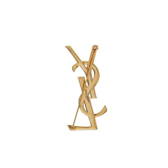 26FW 생로랑 메탈 카산드르 스네이크 브로치 700582 Y1500 8204 GOLD - SAINT LAURENT