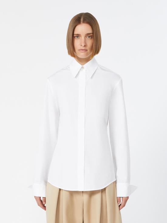26FW 스포트막스 셔츠 2622196011600 001 BIANCO OTTICO