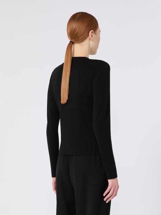 26FW 막스마라 만토 스웨터 2621366082600 003 NERO - MAX MARA