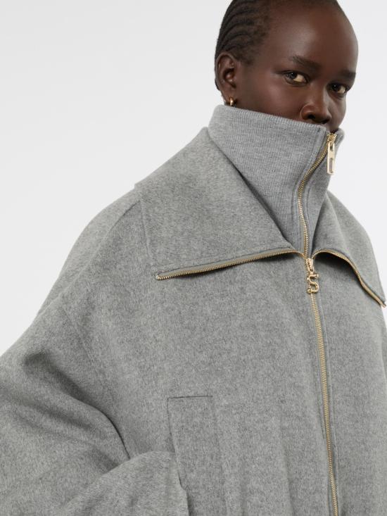 26FW 스포트막스 아우터 2622086012600 022 GRIGIO MEDIO MELANGE - SPORTMAX