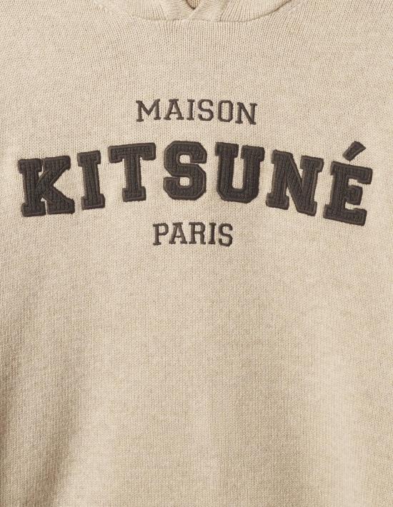 26FW 메종키츠네 후드 티셔츠 MRMKJ08KT1171 0557 DUSTY BEIGE - MAISON KITSUNE