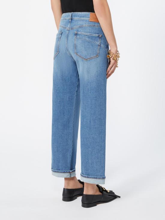 26FW 스포트막스 스트레이트 팬츠 2622186025600 005 BLU MARINO - SPORTMAX