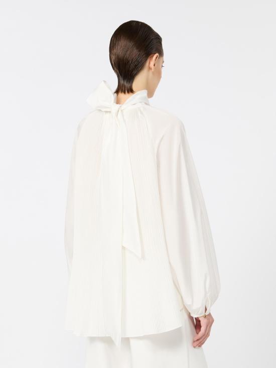 26FW 막스마라 발레 폴리 블라우스 2621116027600 069 BIANCO - MAX MARA