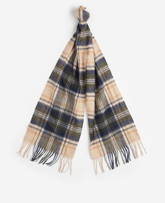 26FW 바버 뉴 체크 타탄 스카프 USC0137 USC BE51 SAND BEIGE PLAID - BARBOUR