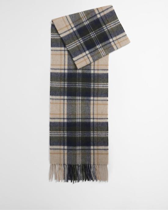 26FW 바버 뉴 체크 타탄 스카프 USC0137 USC BE51 SAND BEIGE PLAID