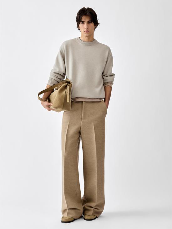 26FW 자크뮈스 스웨터 SWM00629AK00347 130 LIGHT BEIGE - JACQUEMUS