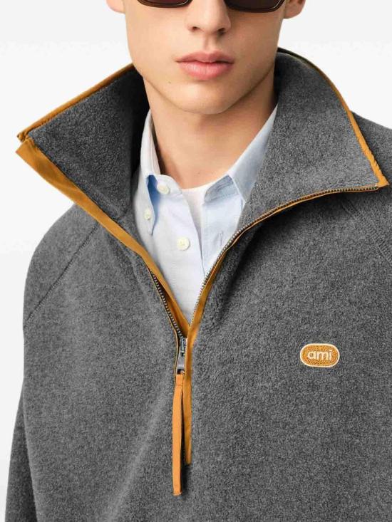 26FW 아미 터틀넥 UJK943PL0115095 LIGHT GREY - AMI