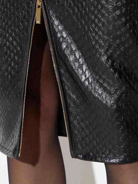 26FW 엘리자베타프랜치 가죽 자켓 GO24467E2110 BLACK - ELISABETTA FRANCHI
