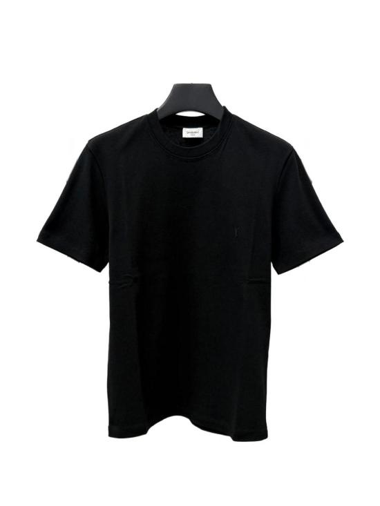 26FW 생로랑 폴로 티셔츠 A001BEY38BD1000 BLACK - SAINT LAURENT