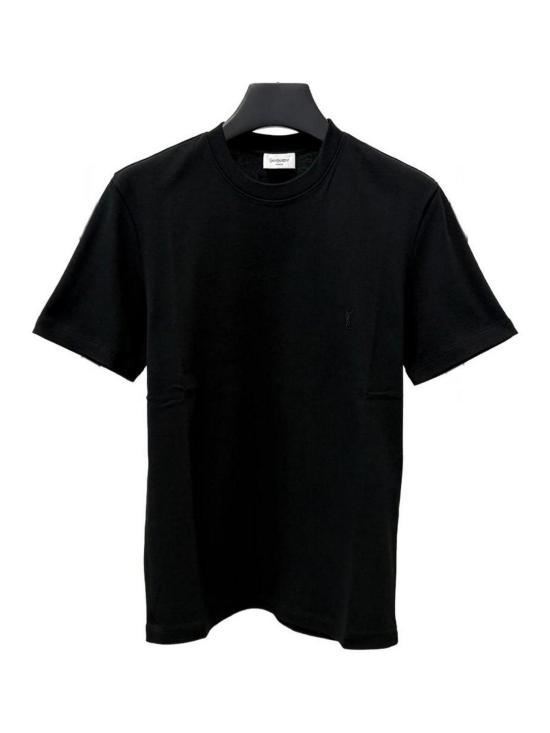 26FW 생로랑 폴로 티셔츠 A001BEY38BD1000 BLACK