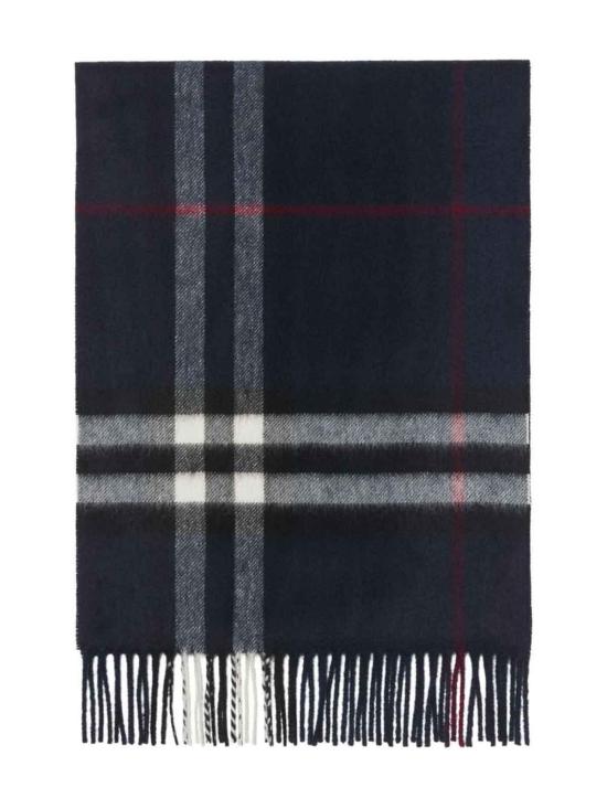 26FW 버버리 체크 캐시미어 머플러 8112641 BLUE - BURBERRY