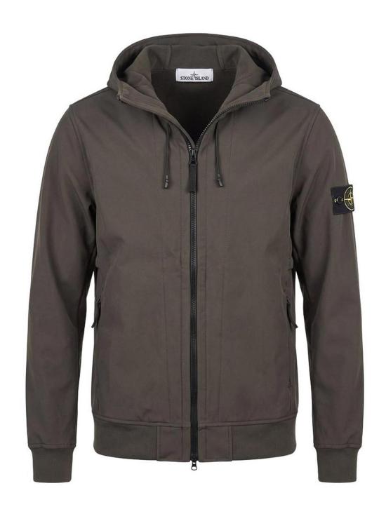 26FW 스톤 아일랜드 소프트 쉘-R_E.다이 테크놀로지 후드 자켓 윈드- 앤 워터-레지스턴트 멤브레인 L2S15Q100004S0B22V0078 GREY