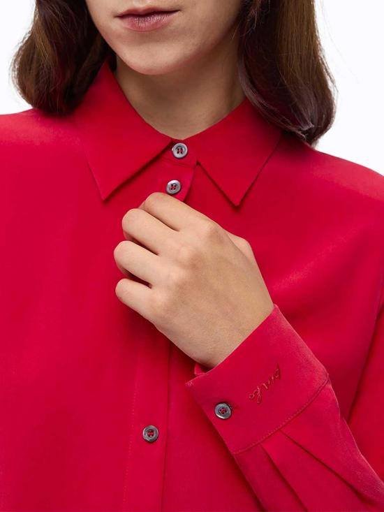26FW 핑코 셔츠 105593A3L1R66 RED - PINKO