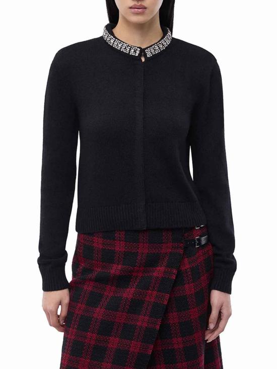 26FW 핑코 가디건 107275A3GIZ99 BLACK - PINKO