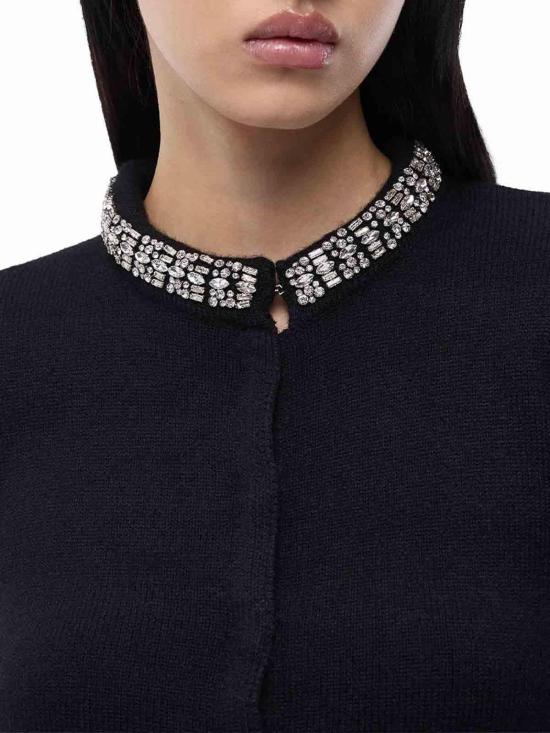 26FW 핑코 가디건 107275A3GIZ99 BLACK - PINKO