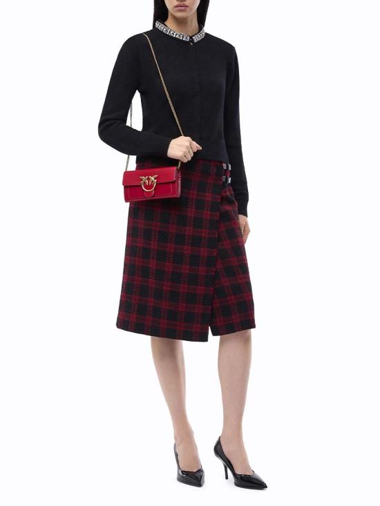 26FW 핑코 가디건 107275A3GIZ99 BLACK - PINKO