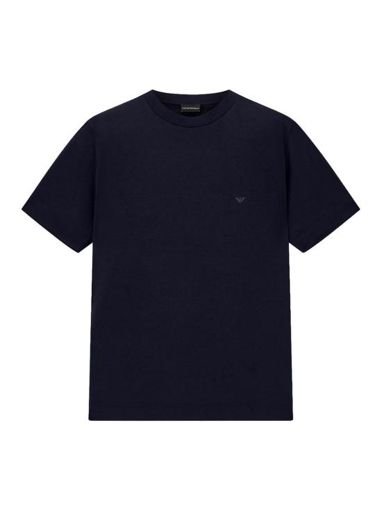 26FW 엠포리오 아르마니 반팔 티셔츠 EM006318AF10017UB118 BLUE