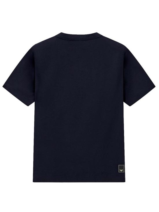 26FW 엠포리오 아르마니 반팔 티셔츠 EM006318AF10017UB118 BLUE - EMPORIO ARMANI