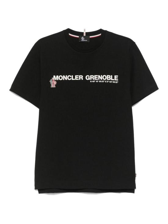 26FW 몽클레어 그레노블 로고 코튼 티셔츠 L20978C0000389AW1999 BLACK