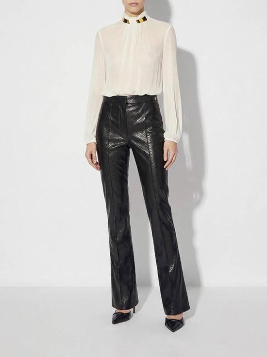 26FW 엘리자베타프랜치 플레어 팬츠 PA22567E2110 BLACK - ELISABETTA FRANCHI