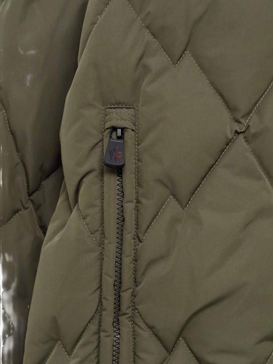 26FW 몽클레어 브라만스 다이아몬드 퀼티드 숏 다운 자켓 L20971A0003059876825 DARK GREEN - MONCLER