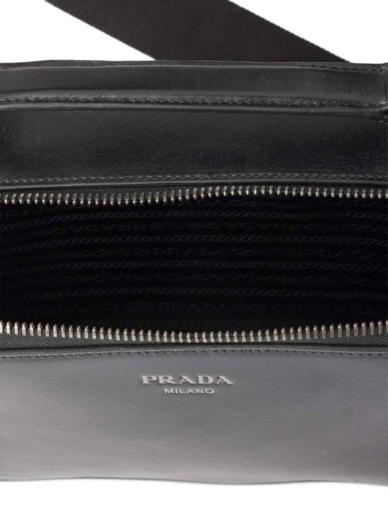 26FW 프라다 브리크 로고 사피아노 레더 백 2VH0692ZQ6VNLOF0002 BLACK - PRADA