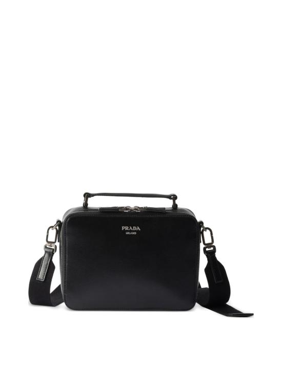 26FW 프라다 브리크 로고 사피아노 레더 백 2VH0692ZQ6VNLOF0002 BLACK