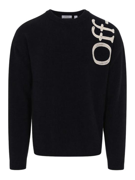26FW 오프화이트 스웨터 OMHE213F26KNI00100001 BLACK
