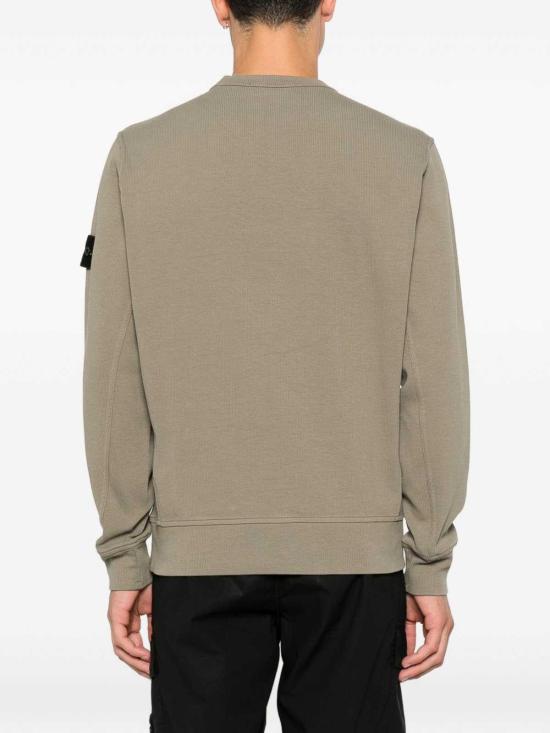 26FW 스톤 아일랜드 오가닉 코튼 인터락 맨투맨 L2S156100017S0472V005G GREEN - STONE ISLAND