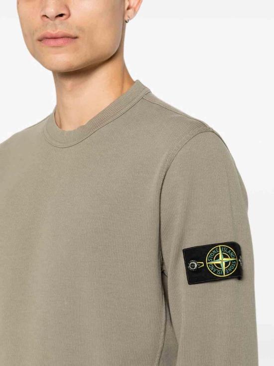 26FW 스톤 아일랜드 오가닉 코튼 인터락 맨투맨 L2S156100017S0472V005G GREEN - STONE ISLAND