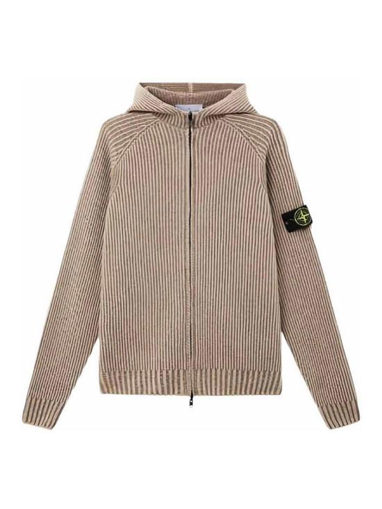 26FW 스톤 아일랜드 핸드메이드 필 후드 니트 가디건 핸드메이드 필 후드 니트 가디건 L2S155100067S0N21V0094