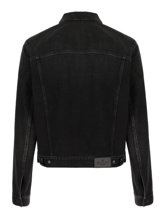 26FW 구찌 워시드 코튼 데님 자켓 워시드 코튼 데님 자켓 872058XDDHQ1000 - GUCCI