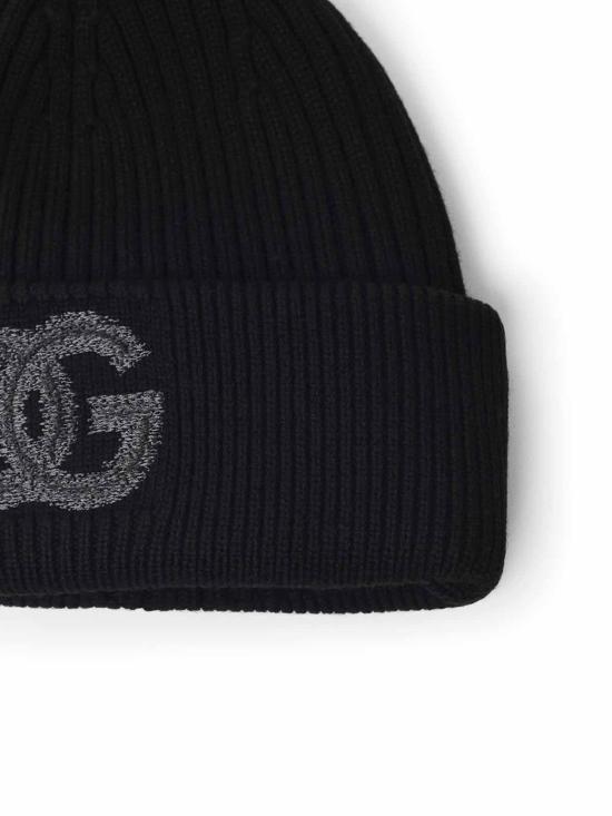 26FW 돌체앤가바나 비니 GX66KZJDVN6N0000 BLACK - DOLCE & GABBANA