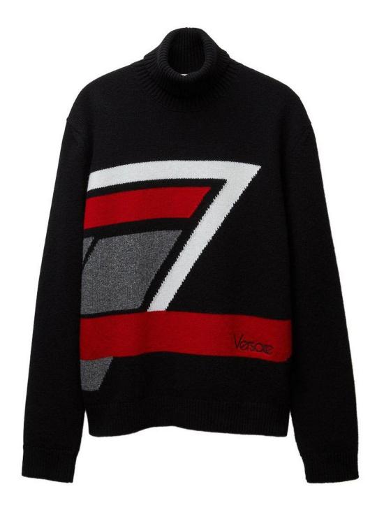 26FW 베르사체 터틀넥 10268291A192051B000 BLACK