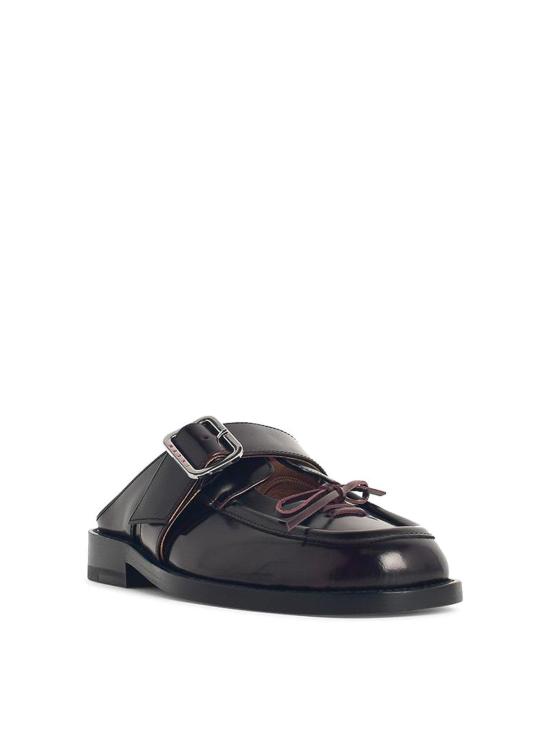 26FW 마르니 로퍼 SBMS011502P4979ZP284 DARK RED - MARNI