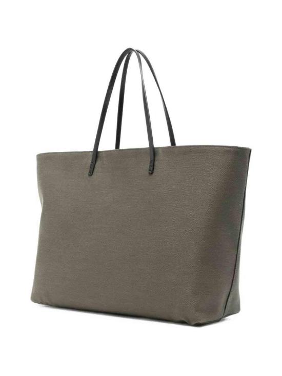 26FW 펜디 롤 라지 스텐실 프린트 캔버스 백 7VA704B209F0ZPQ GREEN - FENDI