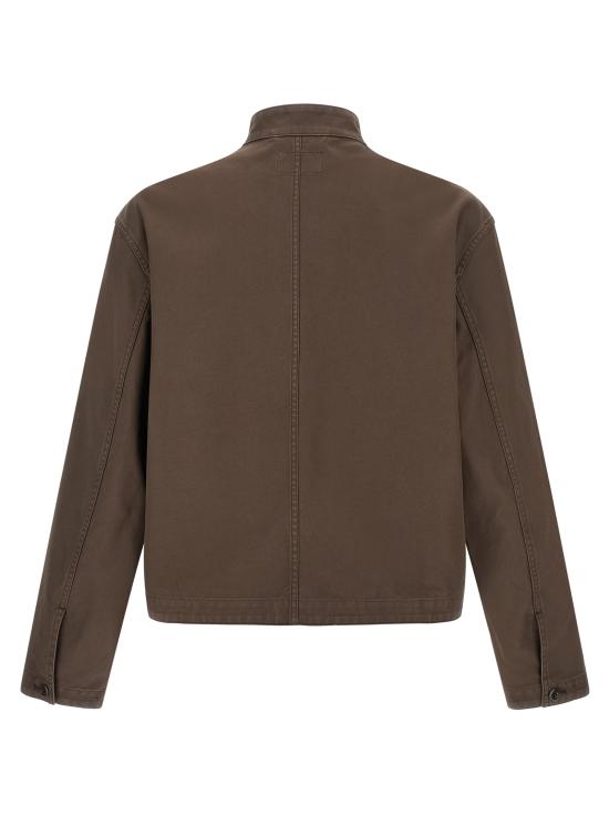 26FW 르메르 헤비 코튼 트윌 스탠드 칼라 재킷 OW1289LF1452BR489 Brown - LEMAIRE