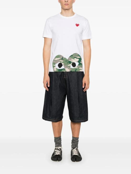 26FW 꼼데가르송 반팔 티셔츠 AX T244 051 WHITE - COMME DES GARCONS