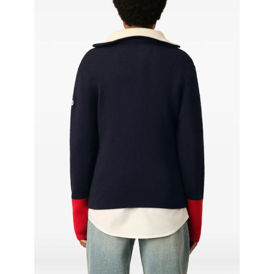 26FW 아미 집업 니트 UKS901 KN0199410 BLUE - AMI