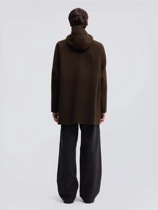 26FW 아스페시 자켓 Double di Lana Marrone의 Giubbotto 미디 콘 카푸치오 - ASPESI
